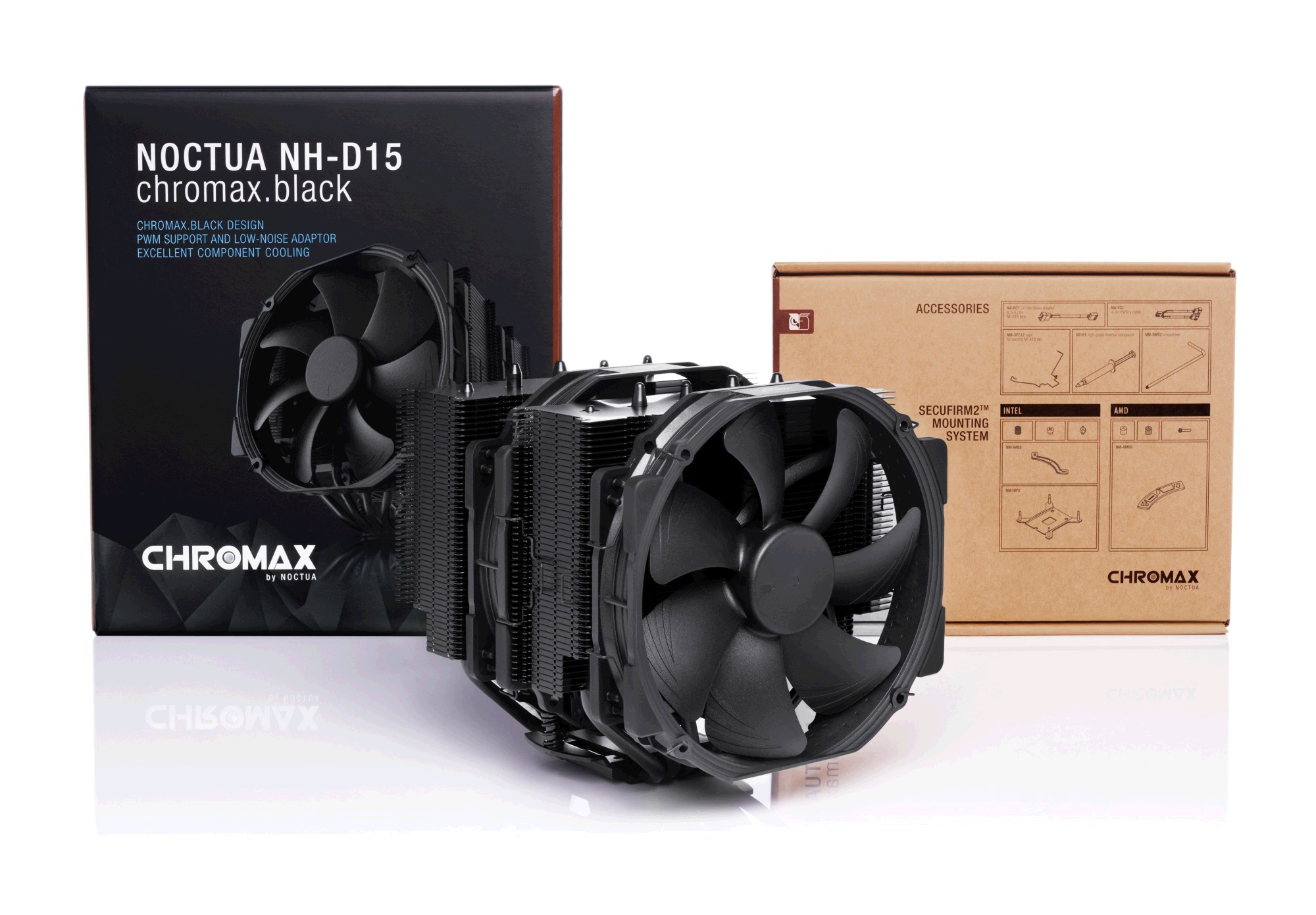 Noctua CPU Koeler NH-D15 Chromax