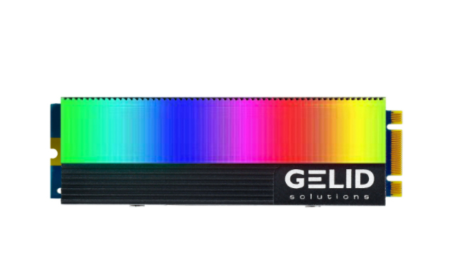 Gelid Solutions Glint ARGB M.2 SSD Cooler - Heatsink