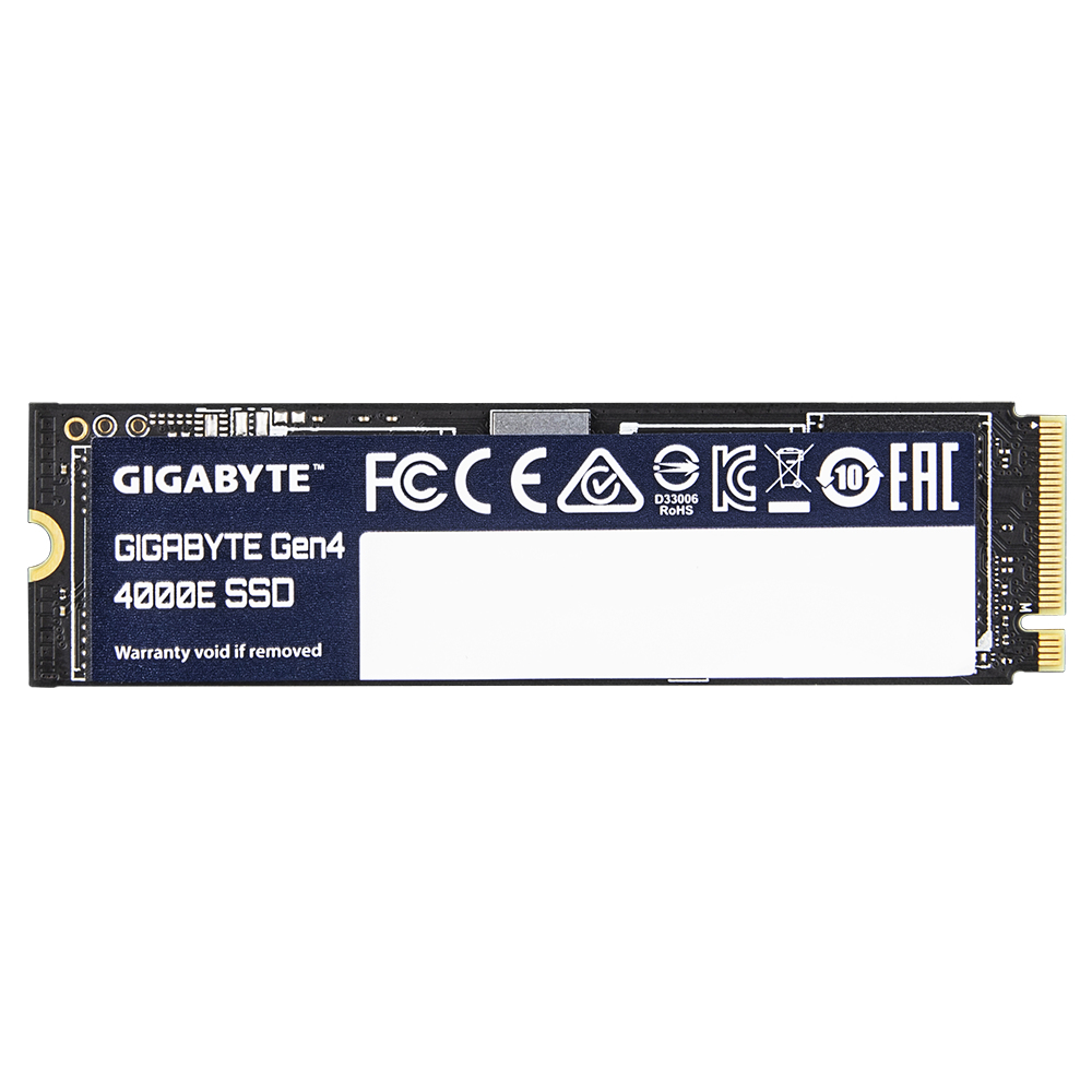Gigabyte Gen4 4000E SSD - 1TB - PCIe 4.0 x4 - NVMe