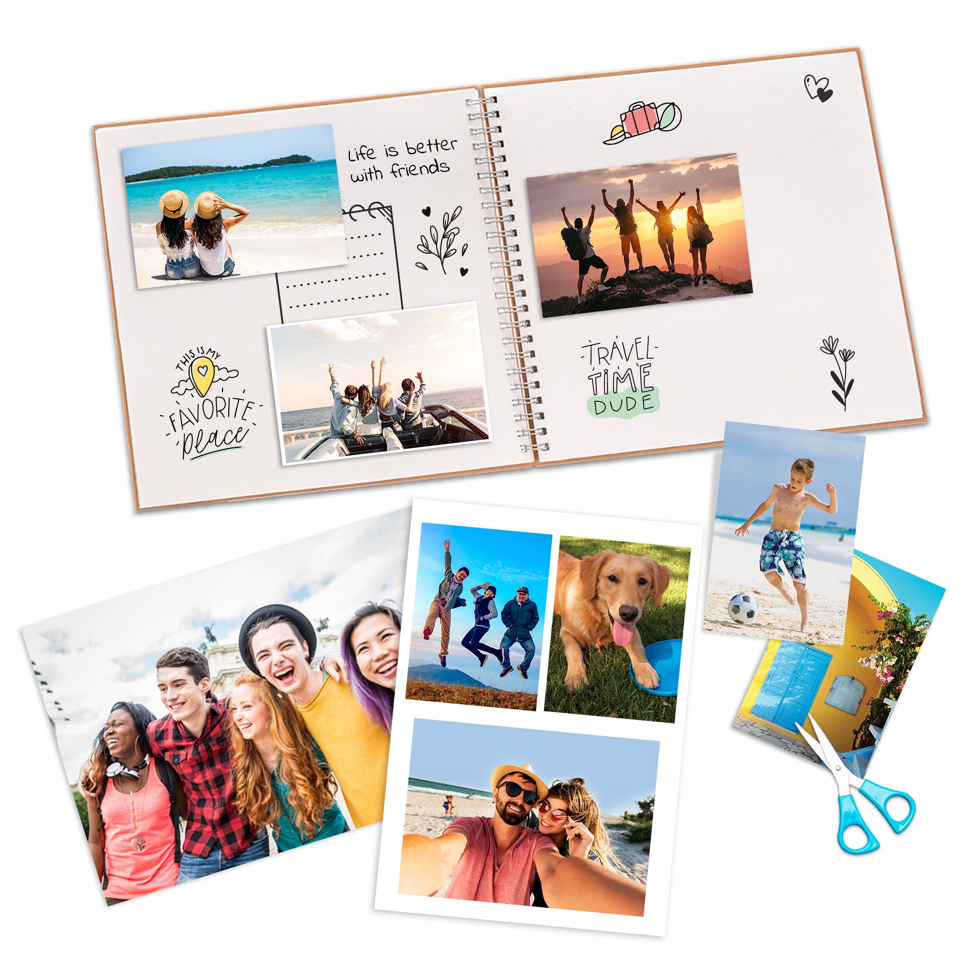 HP Everyday halfglanzend A4 fotopapier 200 gr, (25 vel)