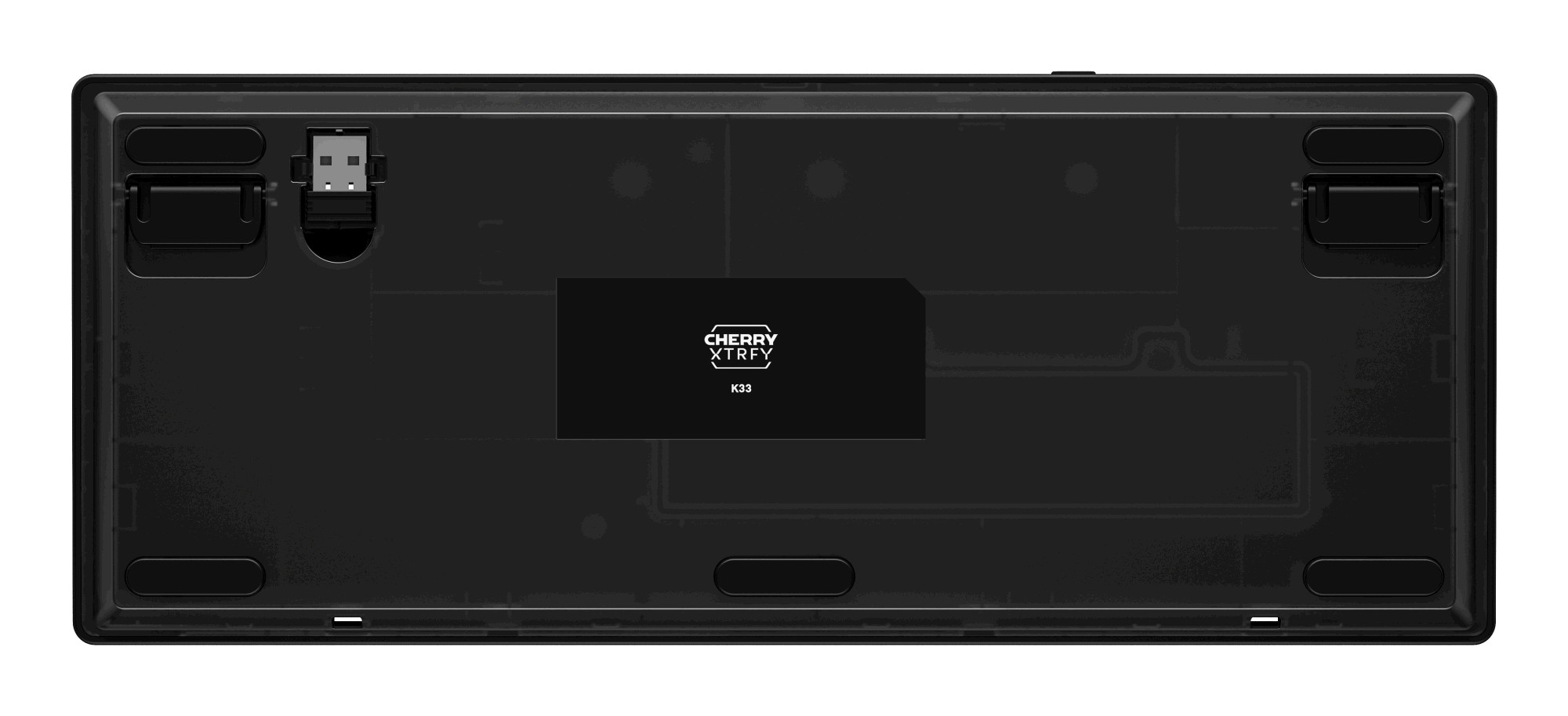 Cherry XTRFY K33 Wireless Compact, Zwart