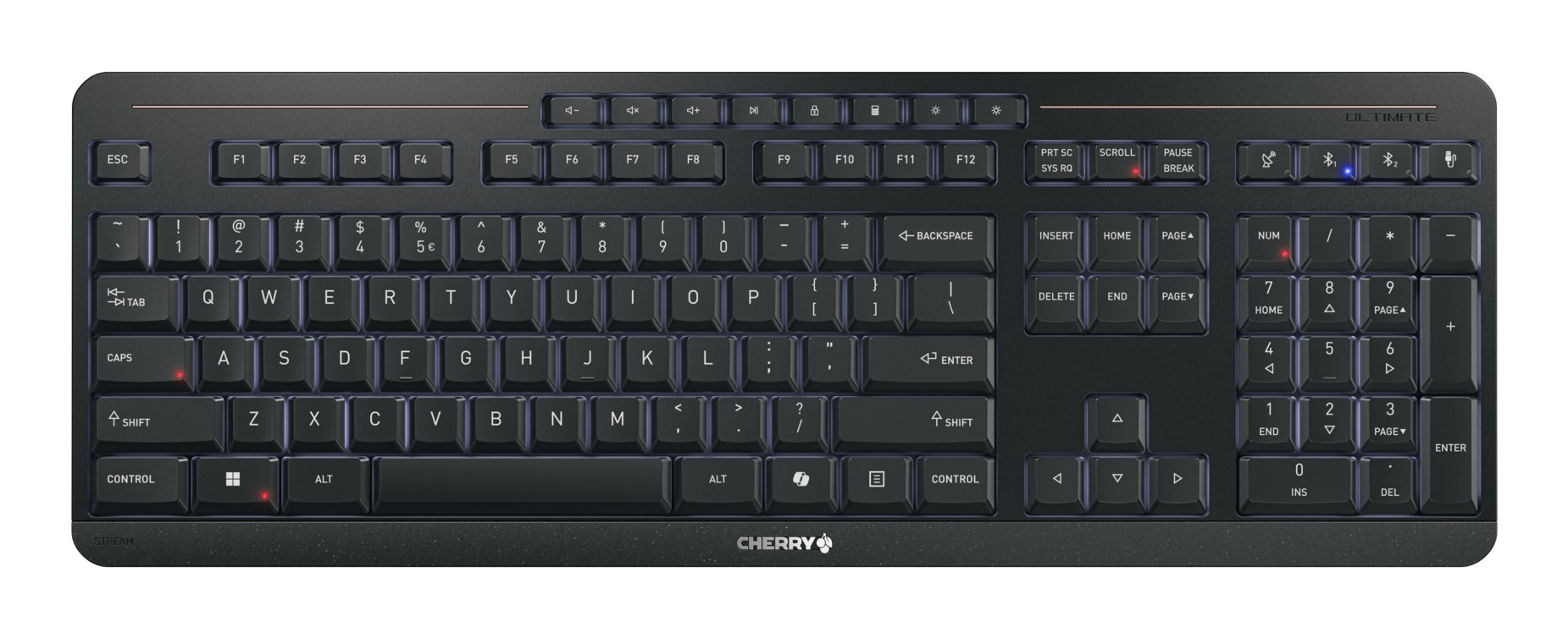 Cherry Stream Keyboard Ultimate, Zwart