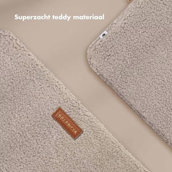 Selencia Sleeve Teddy 15"/16" - Sand