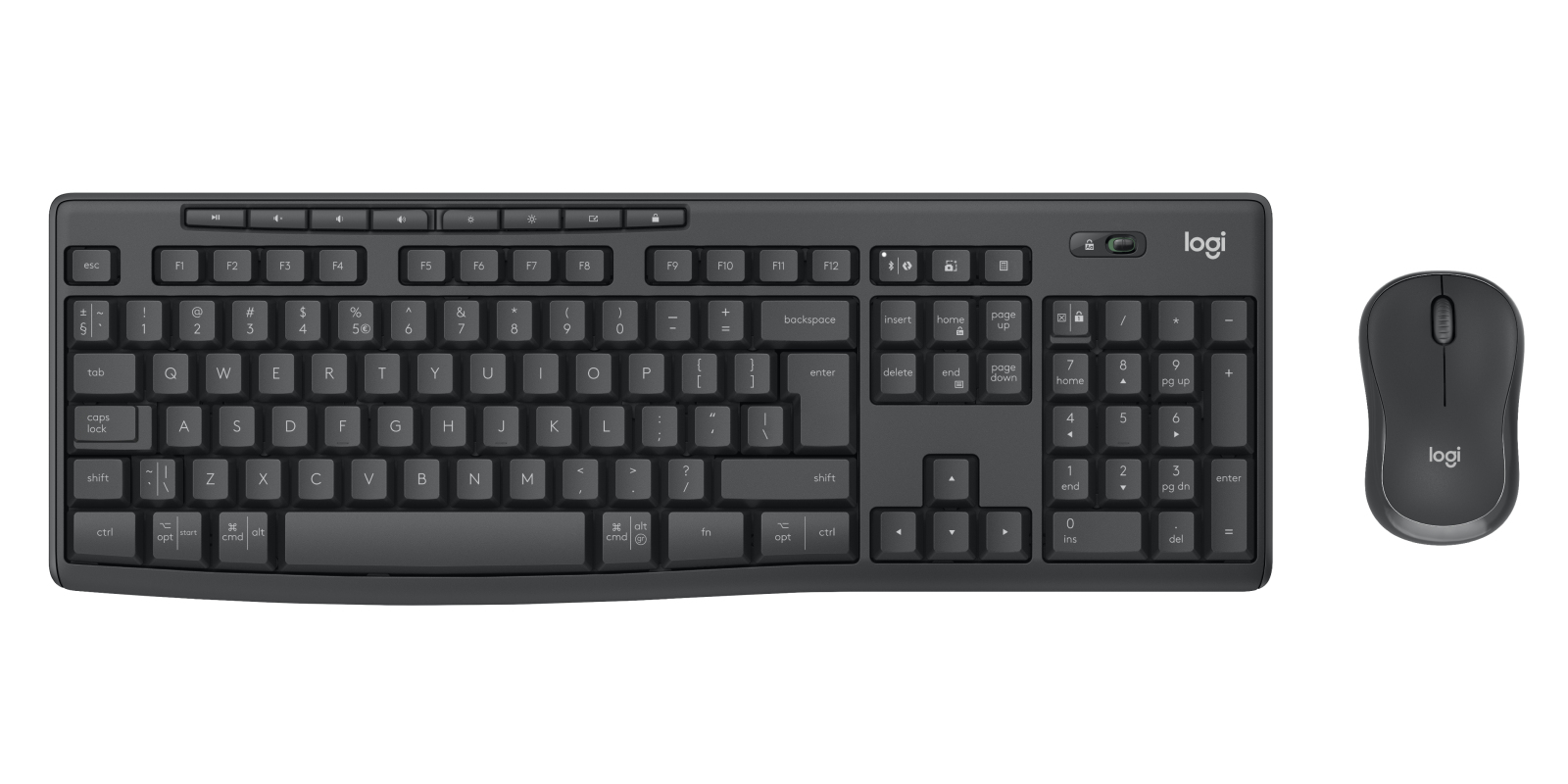 Logitech Wireless Desktop MK370 - Toetsenbord en Muis - Bluetooth 