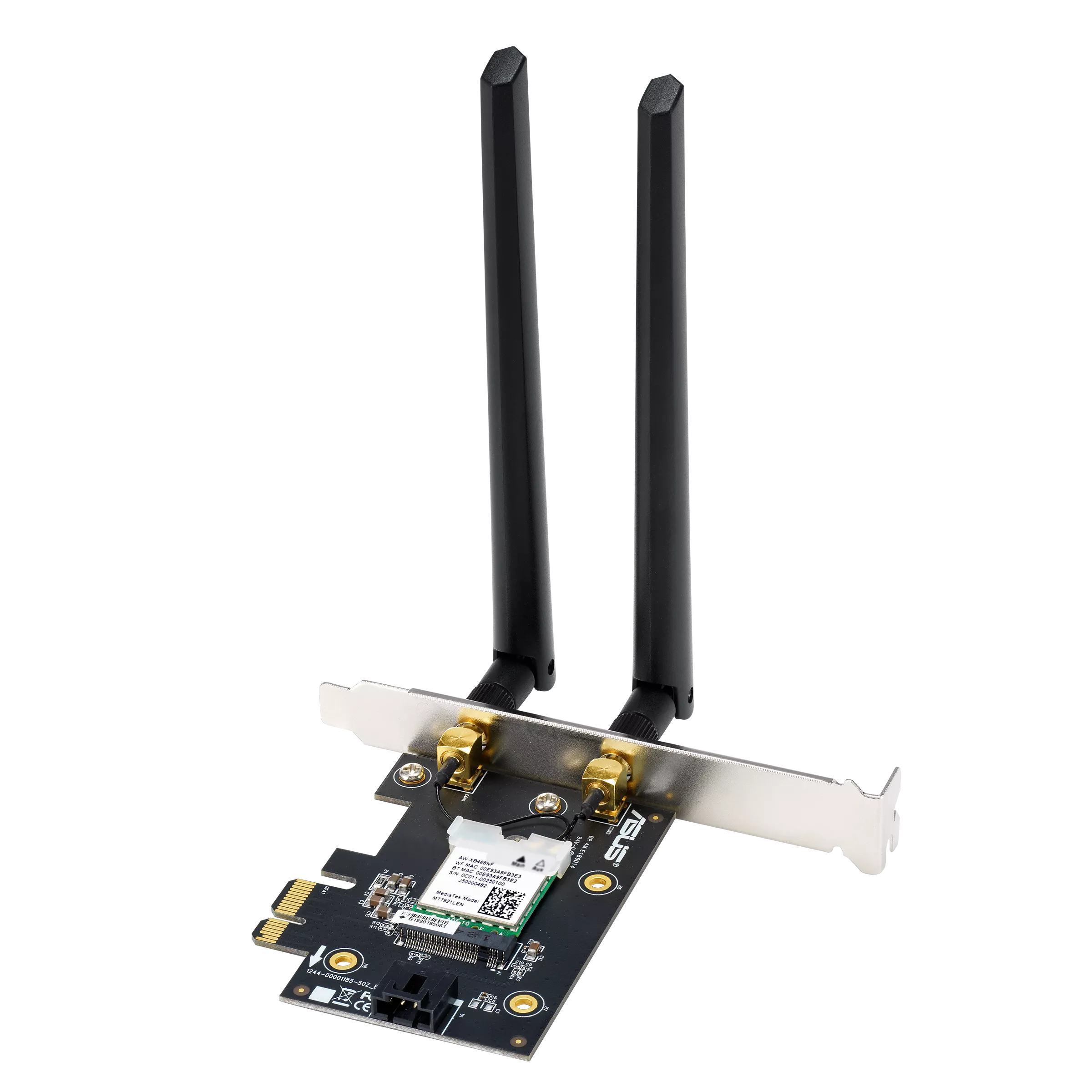 ASUS PCE-AXE5400 - Wi-Fi 6E - Bluetooth 5.2 - PCI Express Adapter
