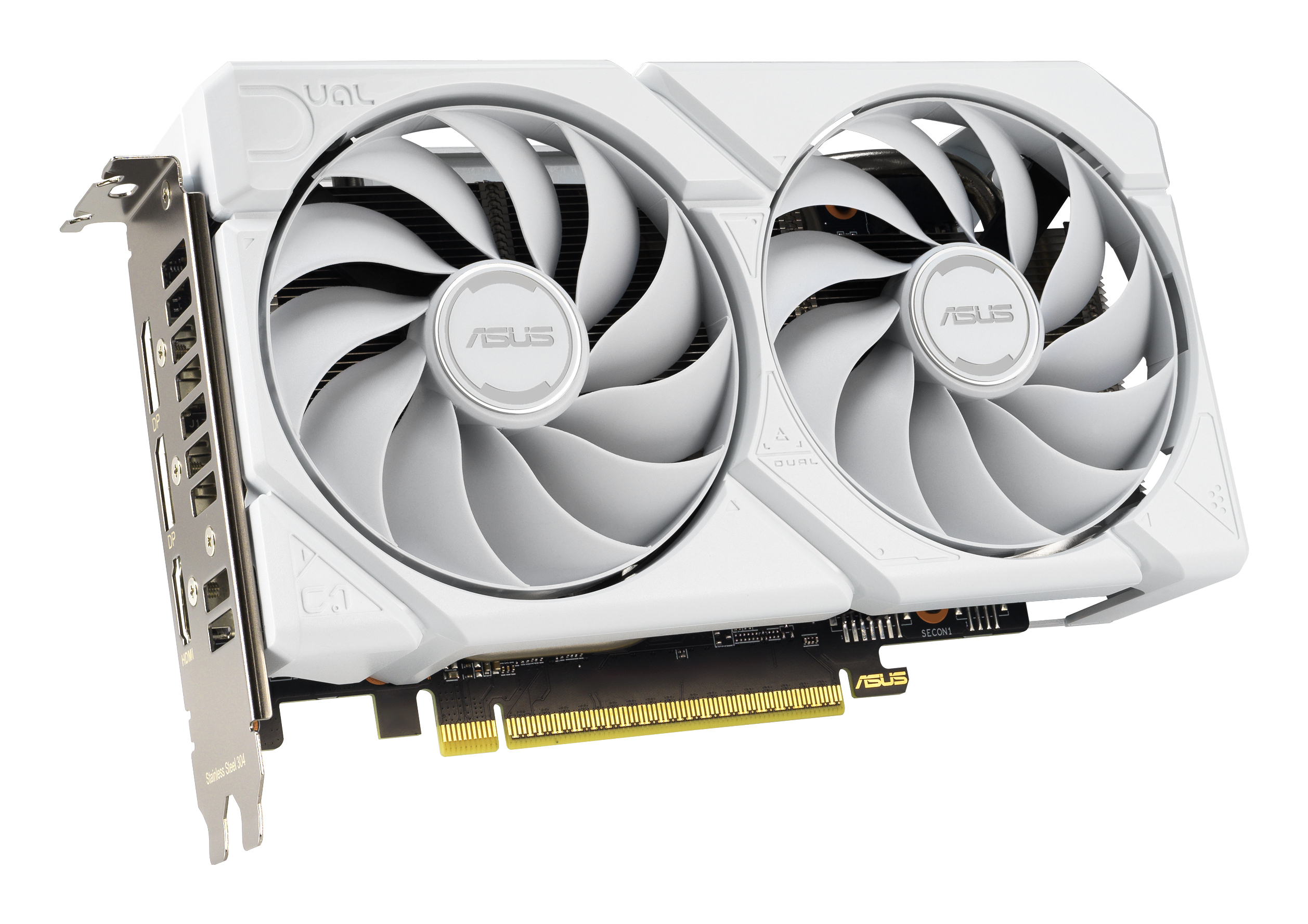 ASUS DUAL Radeon RX 9060 XT 16GB GDDR6 White Edition