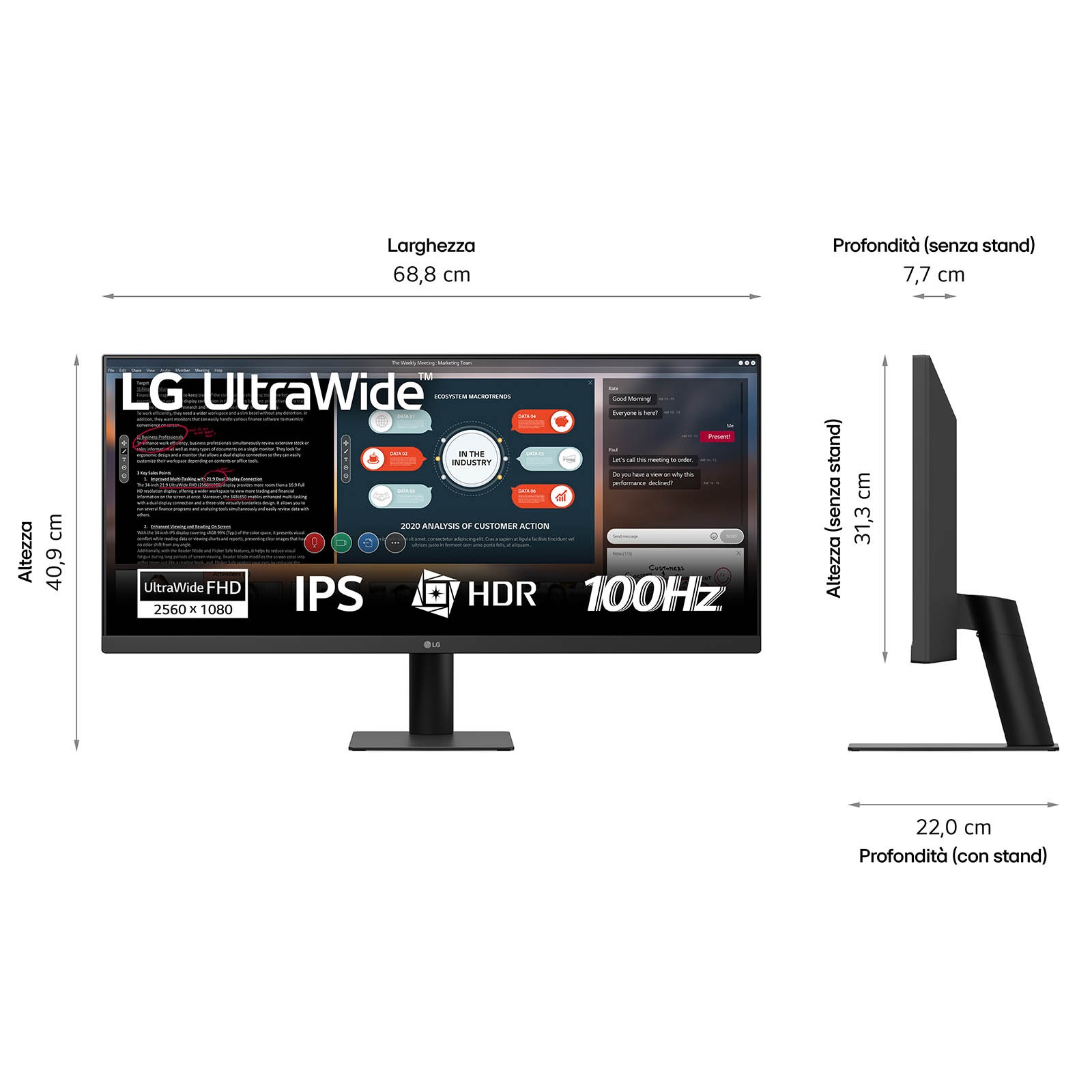 LG UltraWide 29U511A-B