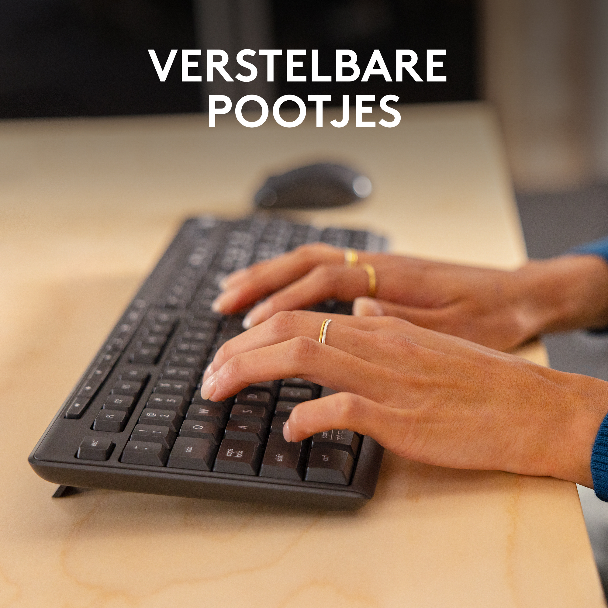 Logitech Wireless Desktop MK370 - Toetsenbord en Muis - Bluetooth 