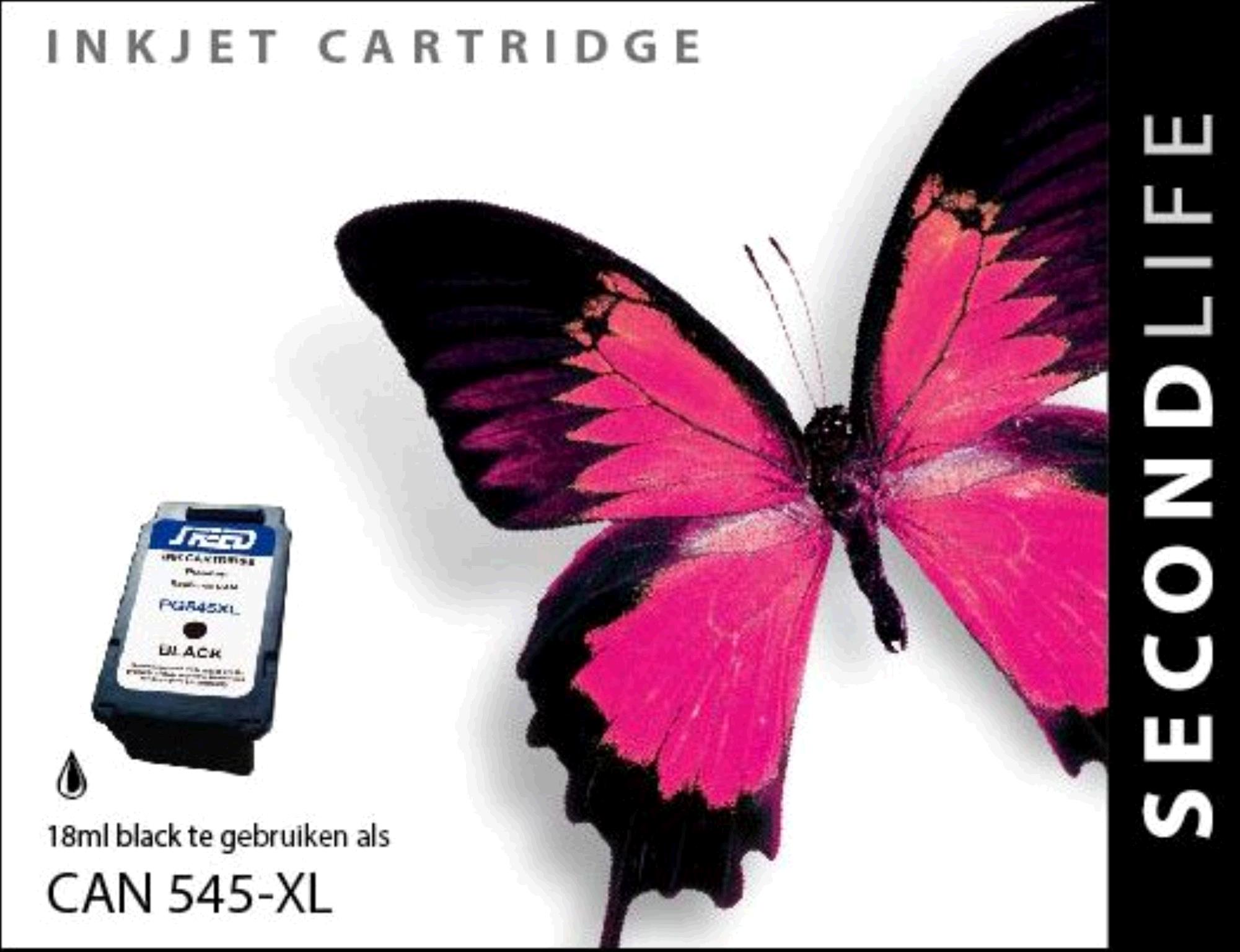SecondLife inkt voor: Canon PG 545XL Zwart
