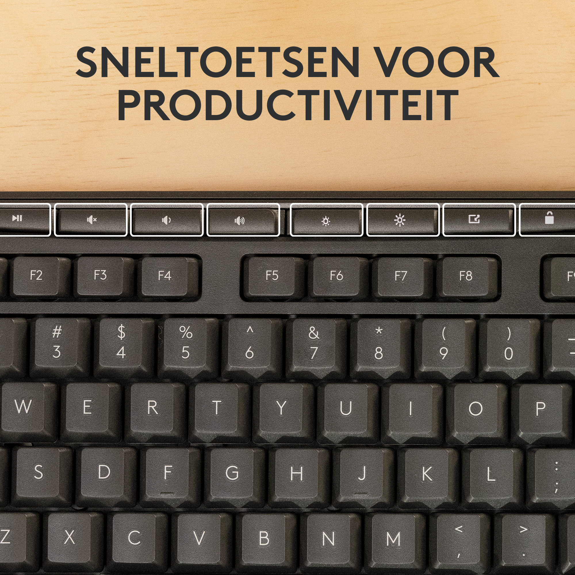 Logitech Wireless Desktop MK370 - Toetsenbord en Muis - Bluetooth 