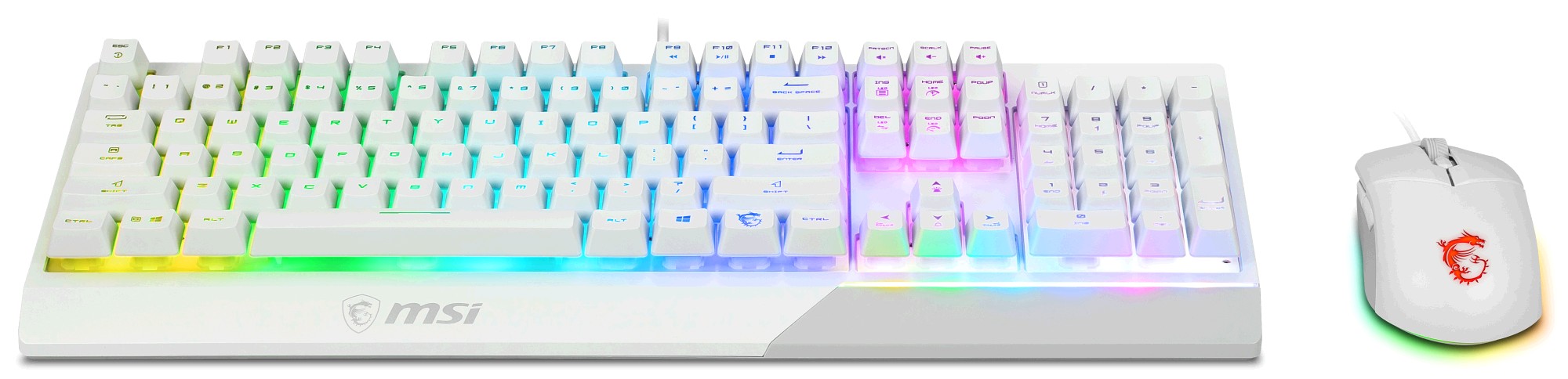 MSI VIGOR GK30 COMBO, Wit