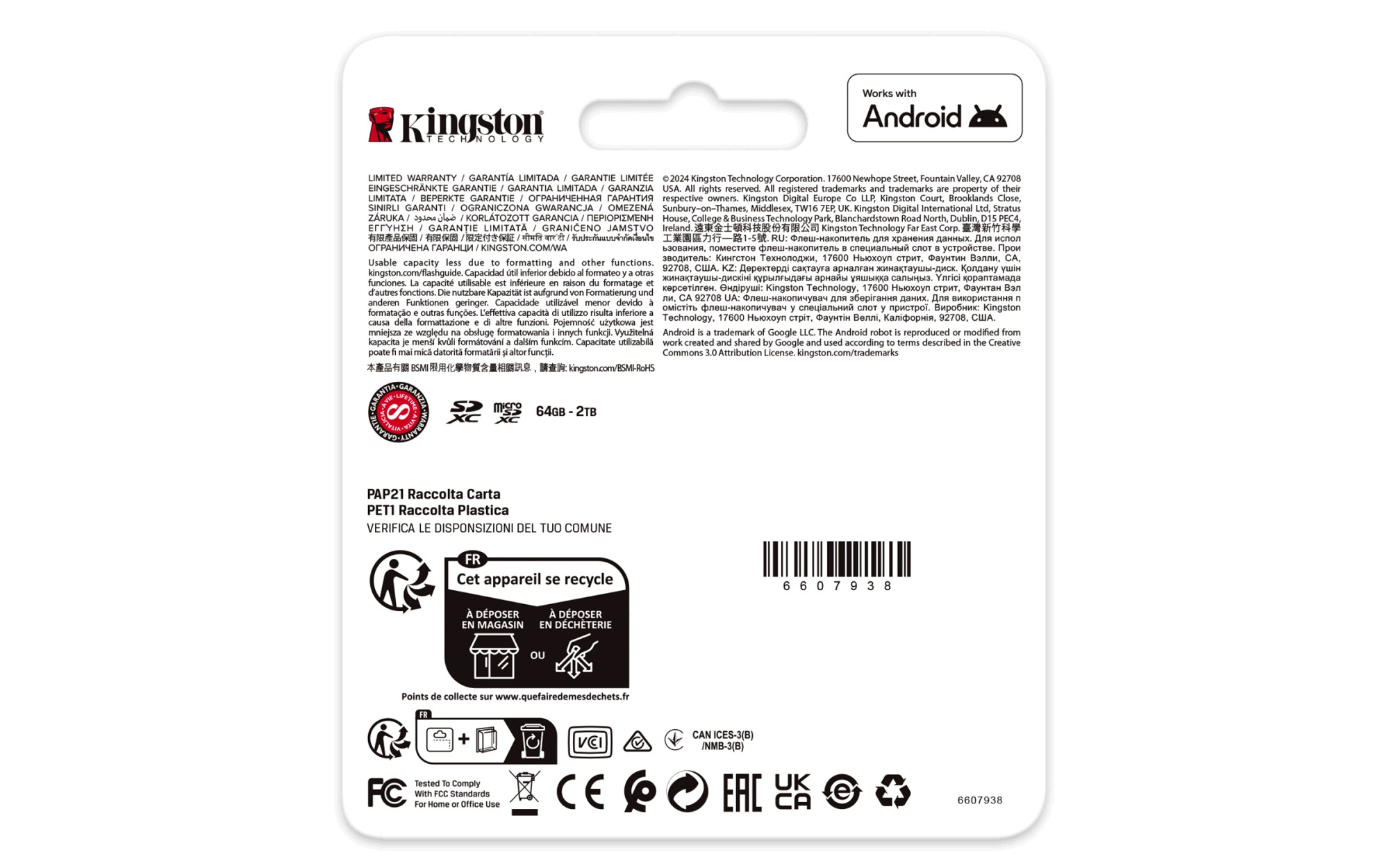 Kingston Flash Canvas Go! Plus 1TB (gen4), microSDXC