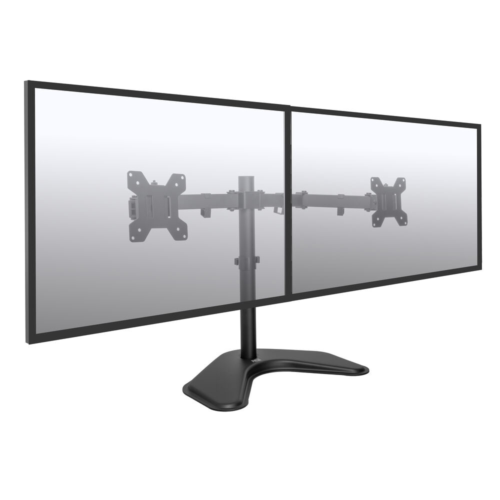 ACT AC8363 - Monitorarm Essentials - 2 schermen tot 32\ - VESA - Hoogte verstelbaar - Op voet