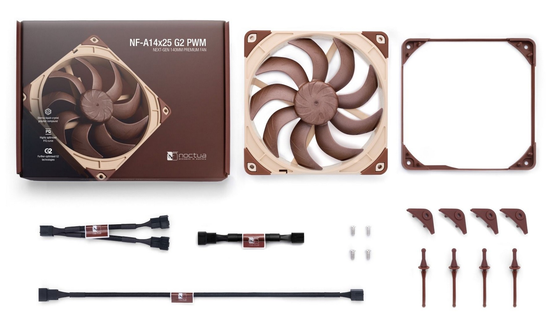 Noctua NF-A14x25 G2 PWM, 140mm