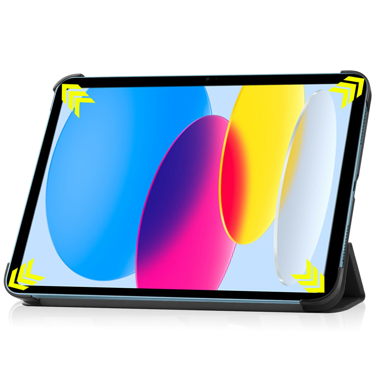 Accezz Tri-Fold Case Cover voor Apple iPad 10.9" / iPad 11" (2025) - Zwart