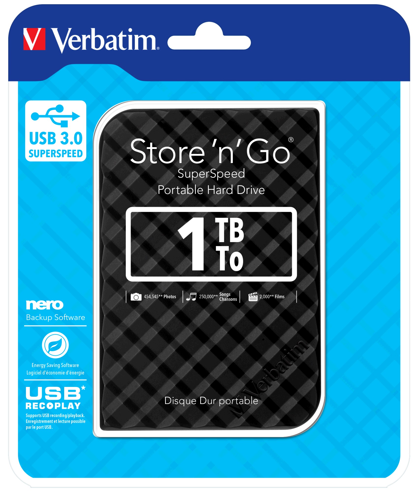 Verbatim Store 'n Go, 1TB HDD